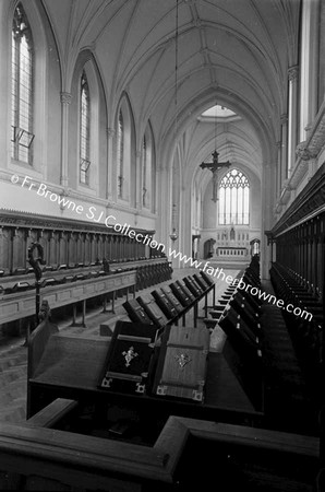 MT MELLARY  ABBEY  IN CHOIR SHOWING ORGAN